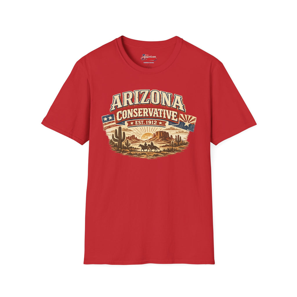 Arizona Conservative Unisex Softstyle T Shirt Red 2026
