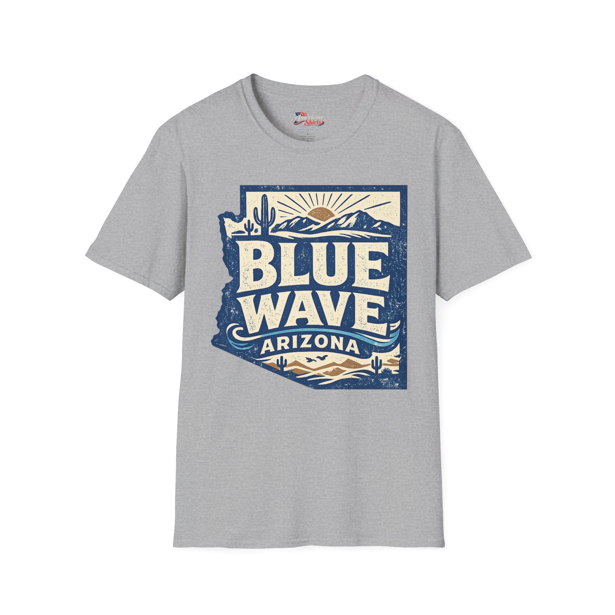 Arizona Blue Wave Unisex Softstyle T Shirt Blue 2026