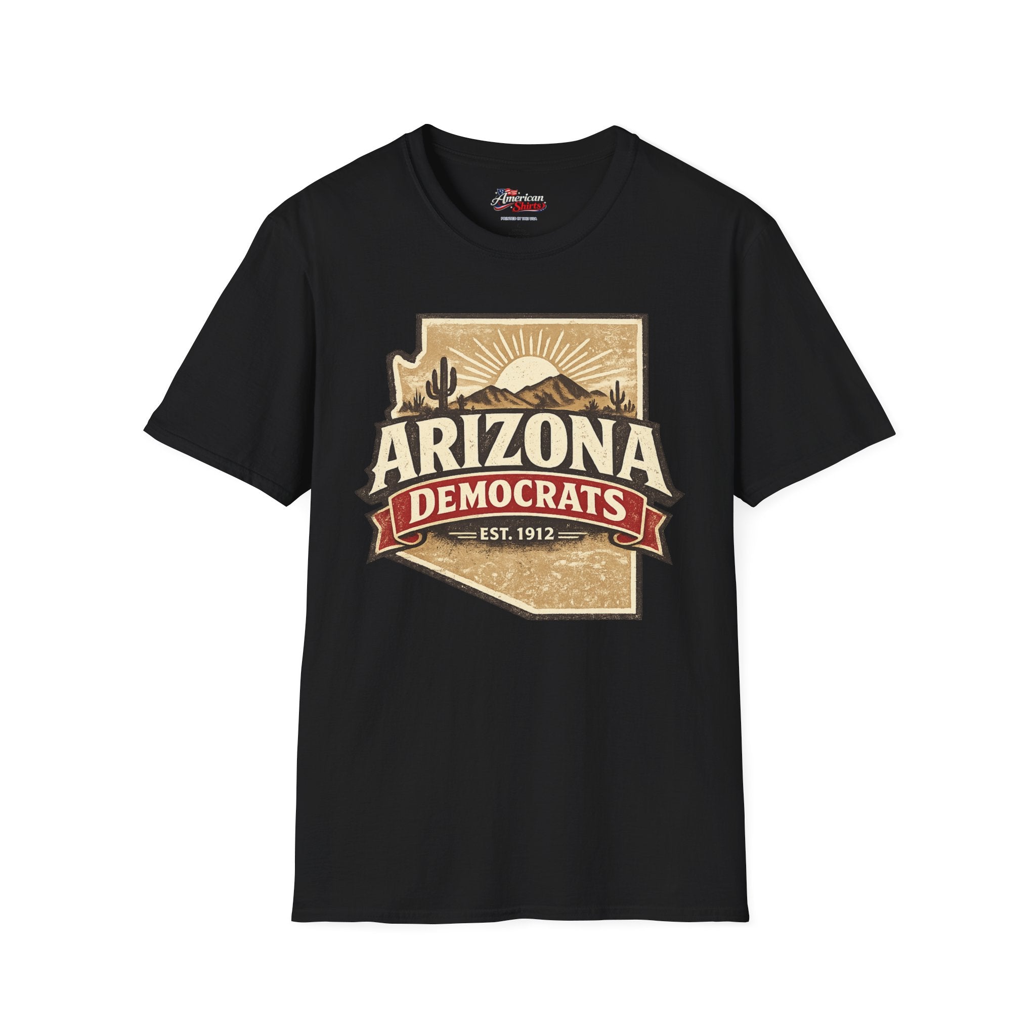 Arizona Democrats vintage Unisex Softstyle T-Shirt Blue 2026