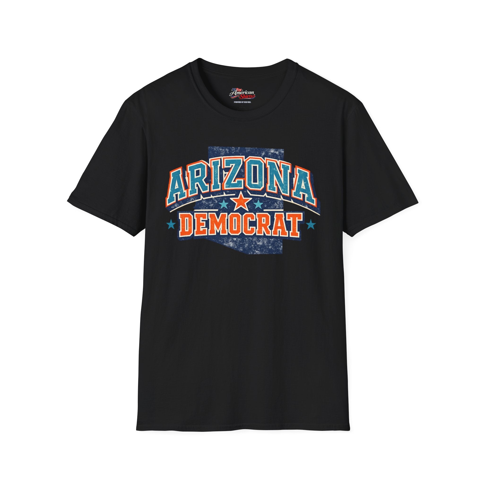 Arizona Democrat Unisex Softstyle T-Shirt Blue 2026