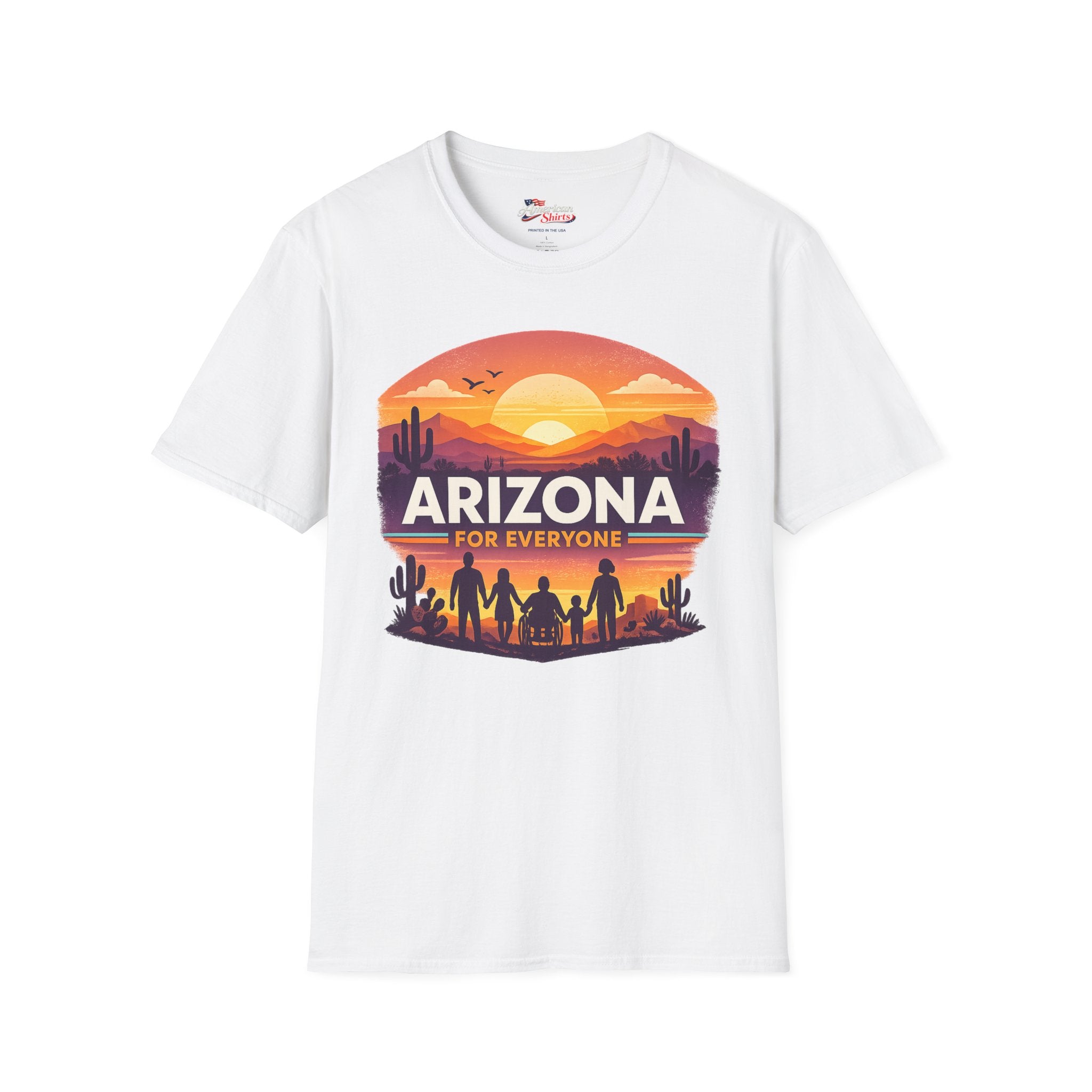 Arizona For Everyone Unisex Softstyle T-Shirt Blue 2026