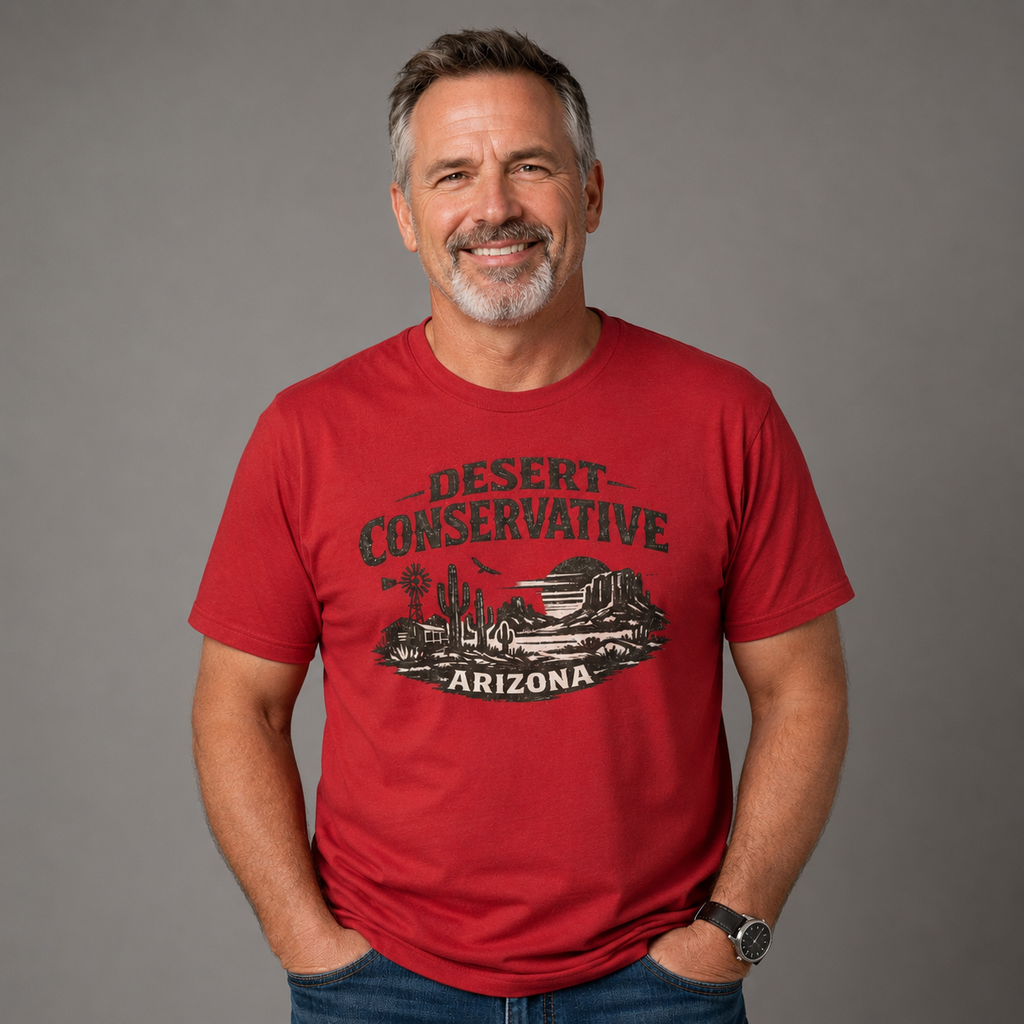 Arizona Desert Conservative Unisex Softstyle T-Shirt Red 2026