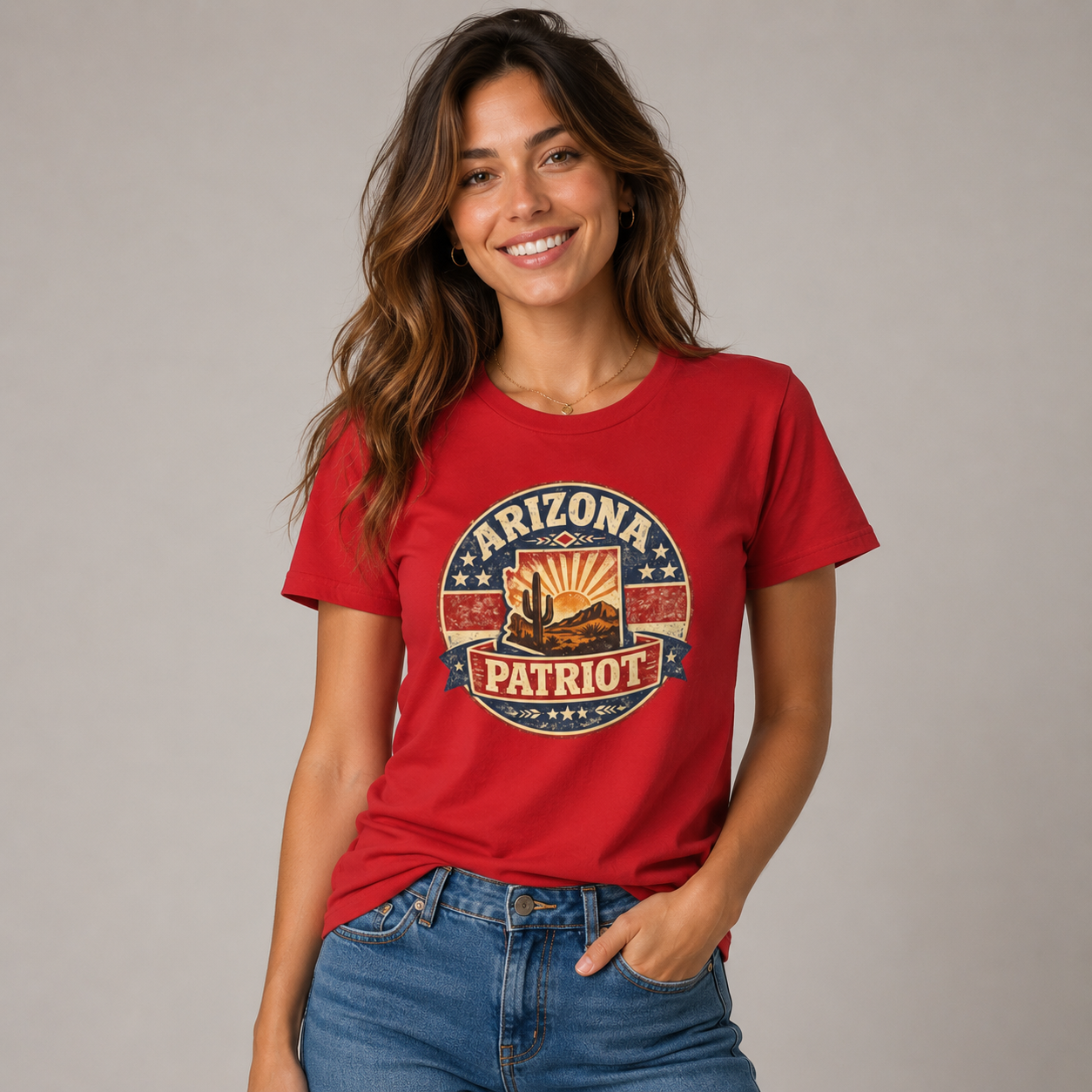 Arizona Patriot Unisex Softstyle T-Shirt Red 2026