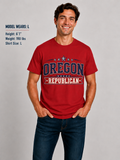 Oregon Republican Unisex T-Shirt State Pride Political Tee Red 2026