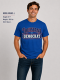 Louisiana Democrat Unisex T-Shirt State Pride Political Tee Blue 2026