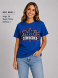 Maine Democrat Unisex T-Shirt State Pride Political Tee Blue 2026