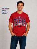 Texas Republican Unisex T-Shirt State Pride Political Tee Red 2026