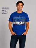 Nevada Democrat Unisex T-Shirt State Pride Political Tee Blue 2026