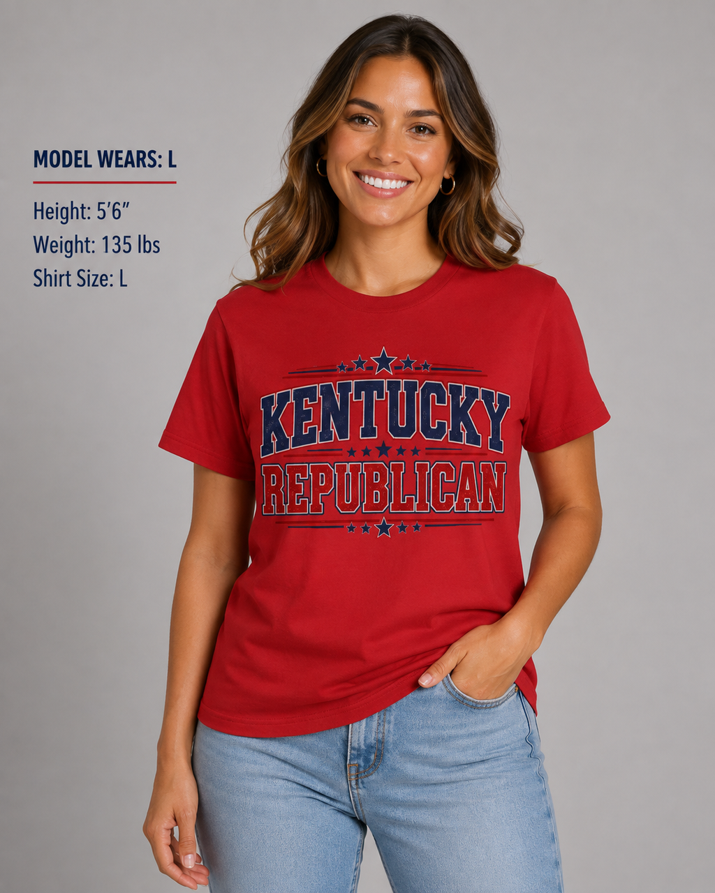 Kentucky Republican Unisex T-Shirt State Pride Political Tee Red 2026