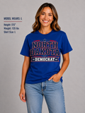 North Dakota Democrat Unisex T-Shirt State Pride Political Tee Blue 2026