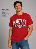 Montana Republican Unisex T-Shirt State Pride Political Tee Red 2026