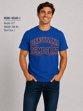Pennsylvania Democrat Unisex T-Shirt State Pride Political Tee Blue 2026