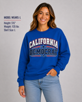California Democrat Unisex Crewneck Sweatshirt State Pride Political Pullover Blue 2026