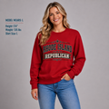 Rhode Island Republican Unisex Crewneck Sweatshirt State Pride Political Pullover Red 2026