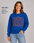 Missouri Democrat Unisex Crewneck Sweatshirt State Pride Political Pullover Blue 2026