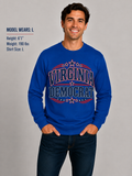 Virginia Democrat Unisex Crewneck Sweatshirt State Pride Political Pullover Blue 2026