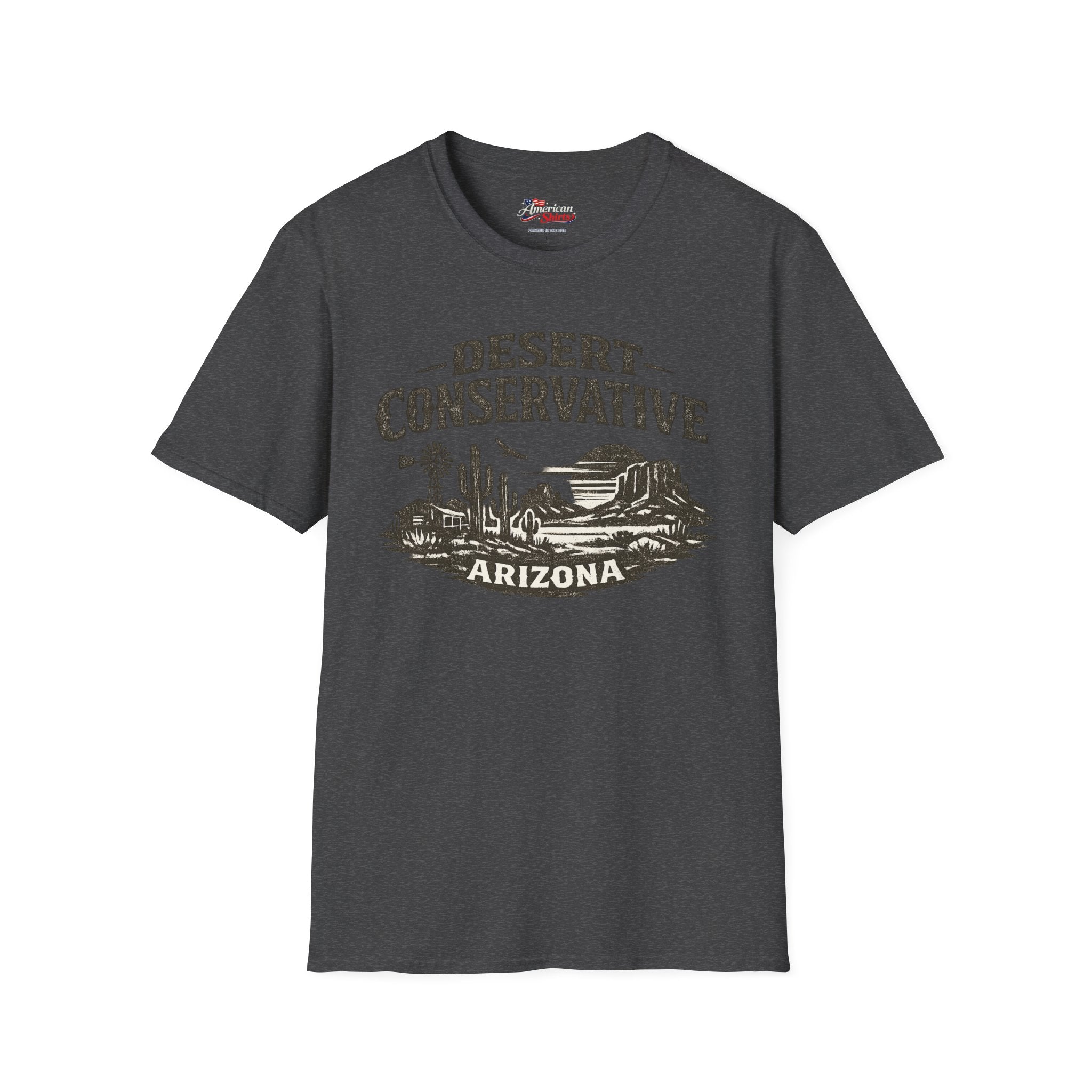 Arizona Desert Conservative Unisex Softstyle T-Shirt Red 2026