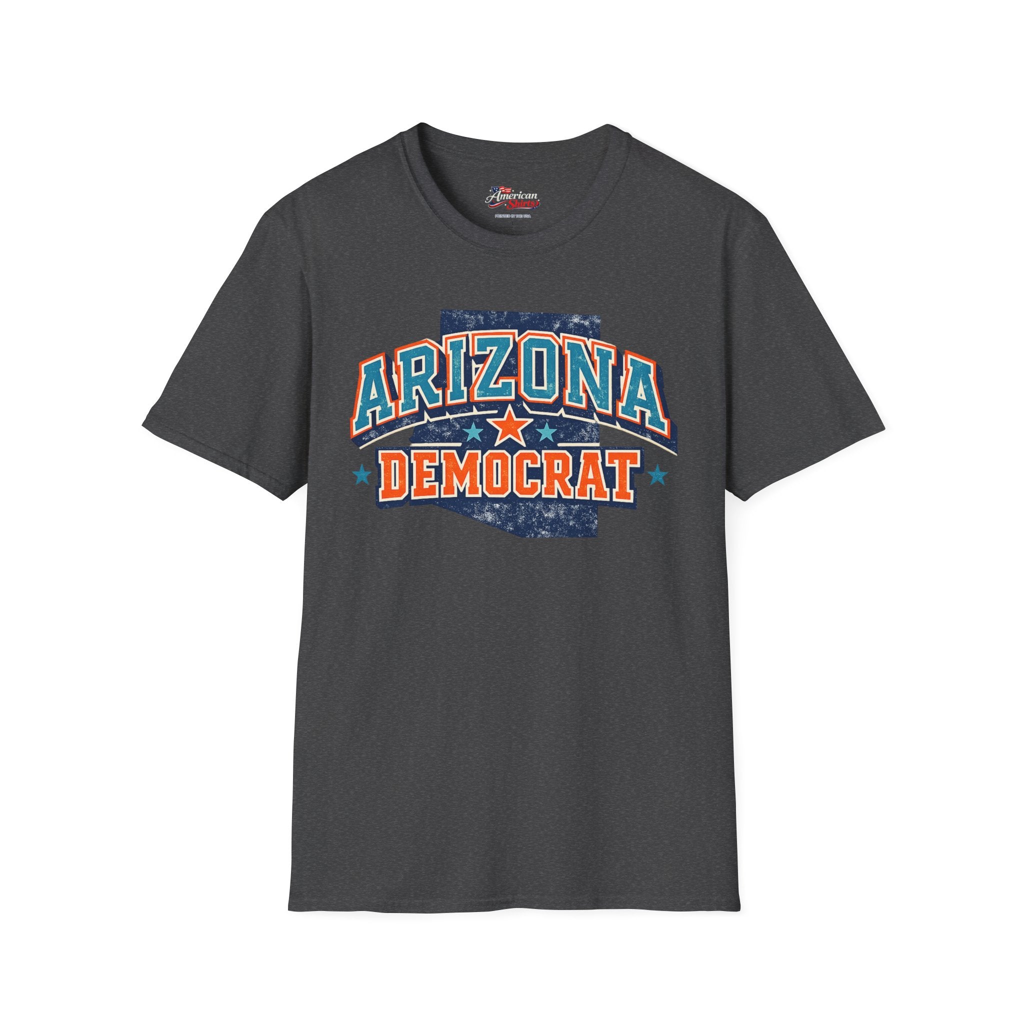 Arizona Democrat Unisex Softstyle T-Shirt Blue 2026