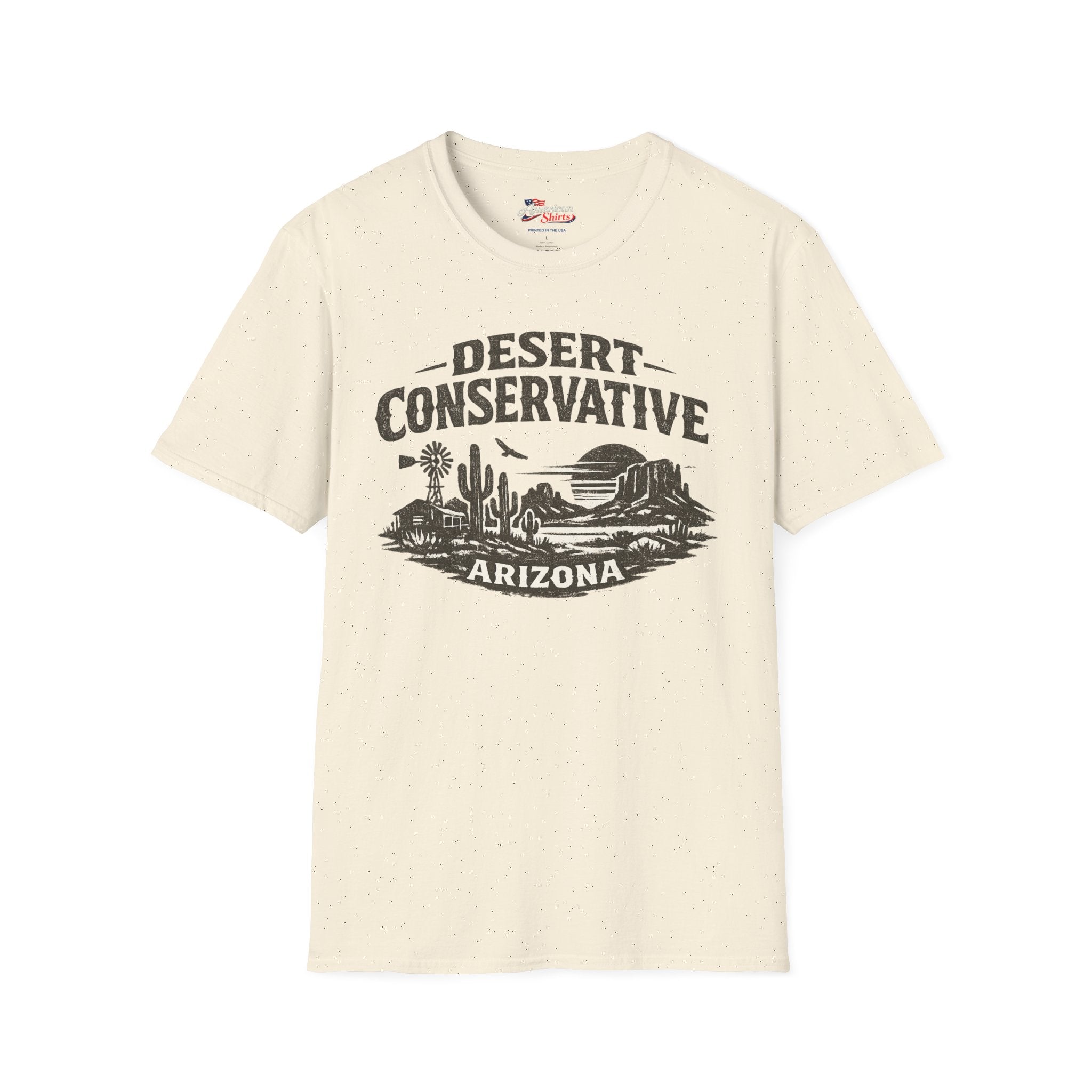 Arizona Desert Conservative Unisex Softstyle T-Shirt Red 2026