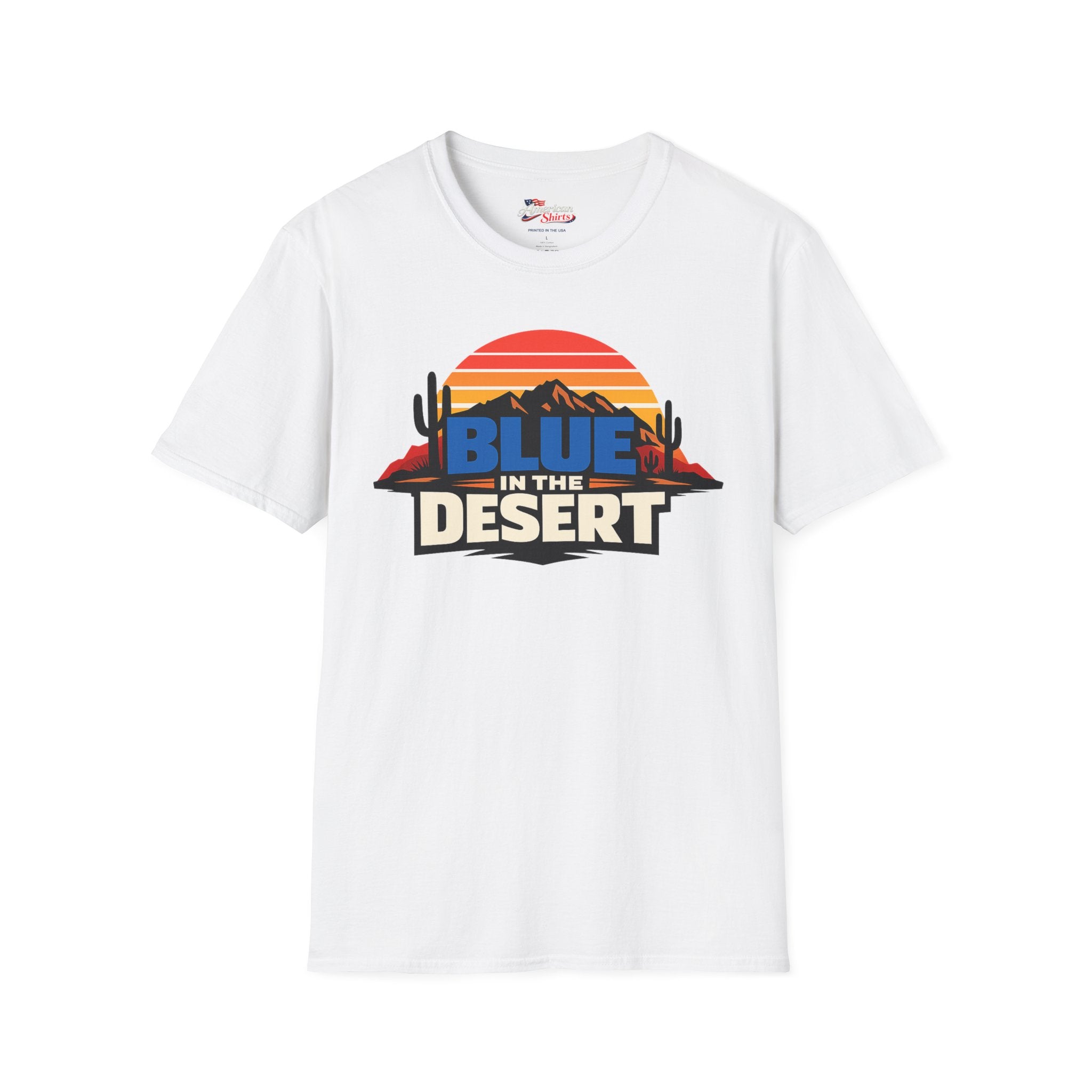 Arizona Blue in the Desert Unisex Softstyle T Shirt Blue 2026