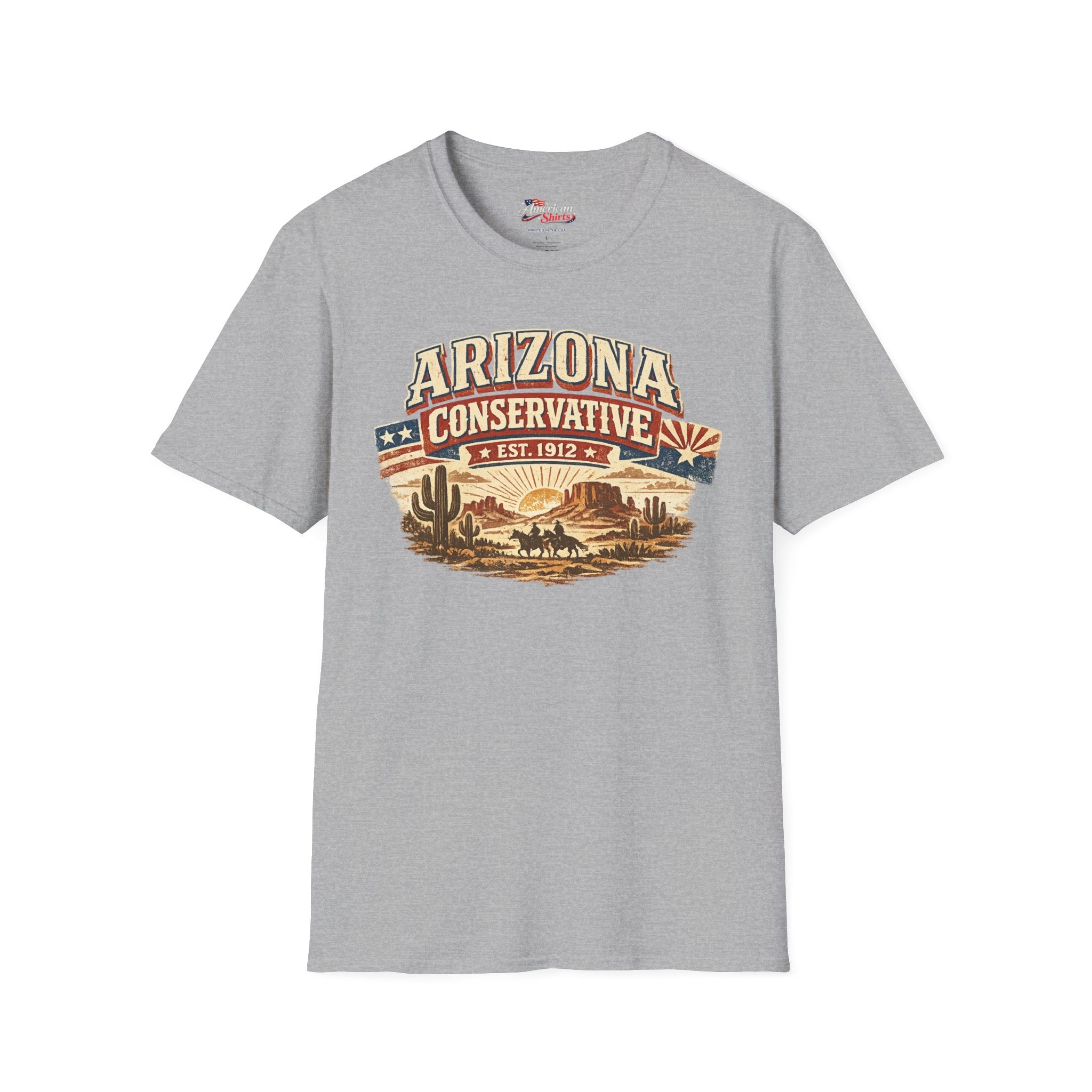 Arizona Conservative Unisex Softstyle T Shirt Red 2026