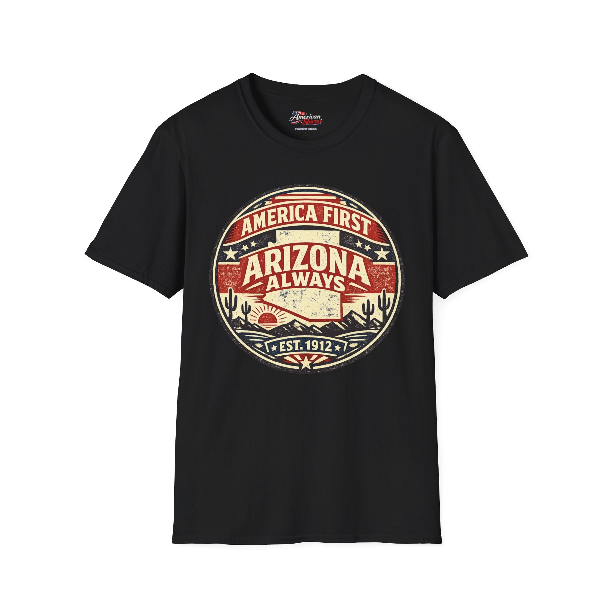 Conservative and Proud Arizona Unisex Softstyle T Shirt Red 2026
